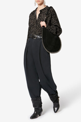 Catchell Flowing Origami Print Blouse