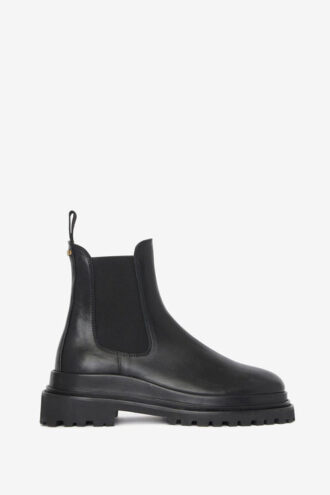 Ceilee Leather Ankle Combat Boots