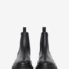 Ceilee Leather Ankle Combat Boots