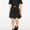 Celyana Short Gathered Cotton Dress