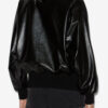Cendrine Leather Sweatshirt