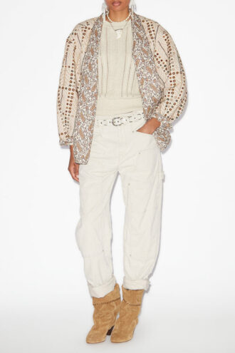 Chancel Printed Cotton Jacket