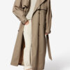 Chilma Striped Cotton Trench Coat