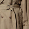 Chilma Striped Cotton Trench Coat