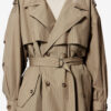 Chilma Striped Cotton Trench Coat