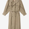 Chilma Striped Cotton Trench Coat