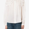 Christa Gathered Cotton Blouse