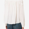 Christa Gathered Cotton Blouse