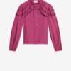 Christa Gathered Cotton Blouse