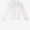 Christa Gathered Cotton Blouse