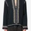 Cizalie Embroidered Cotton Gauze Blouse