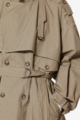 Claya Striped Cotton Jacket