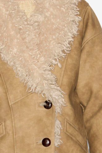 Clea Faux Shearling Coat