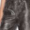Coralea Loose Fit Faux Leather Pants