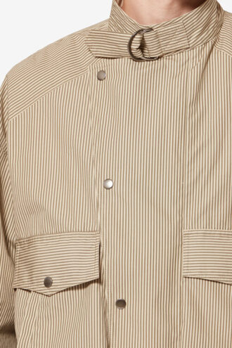 Corto Striped Cotton Jacket