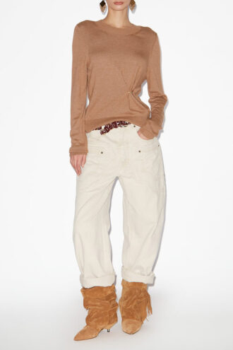 Cosima Draped Knit Sweater