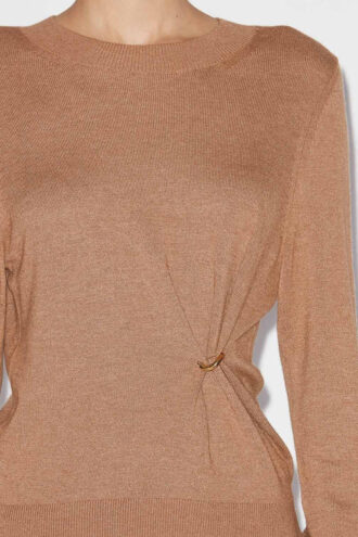 Cosima Draped Knit Sweater