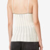 Cotton and Silk Knitted Tank Top India