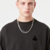 Cotton Sweatshirt with Long Sleeves