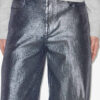 Cover Metallic Denim Jeans