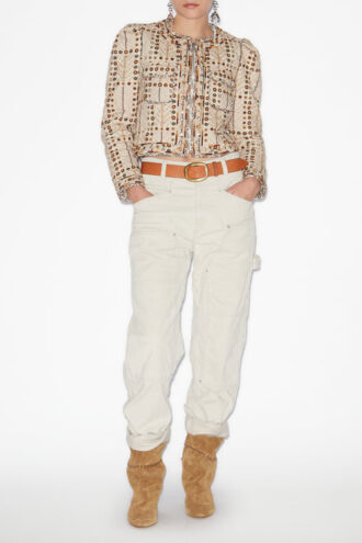 Cristy Short Printed Cotton Jacket