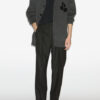 Curtis Wool and Cotton Cardigan with Logo