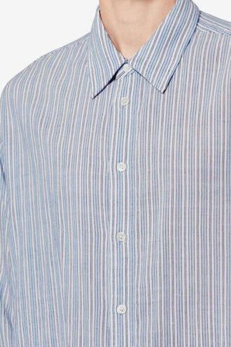 Cybilio Striped Seersucker Shirt