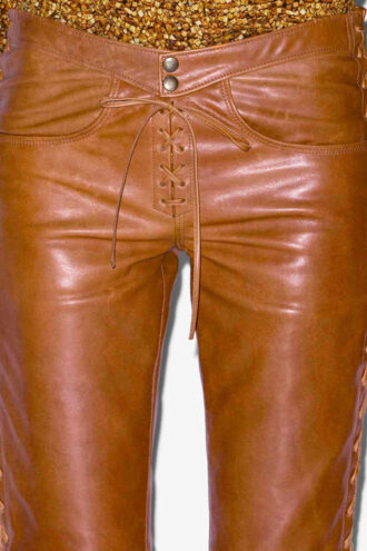 Cyerra Laced Leather Pants
