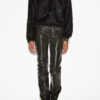 Dabia Loose Sequin Top
