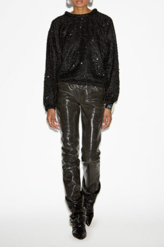 Dabia Loose Sequin Top