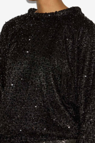 Dabia Loose Sequin Top