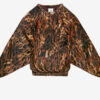 Dabia Top in Printed Velvet