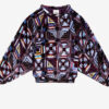 Dabia Top in Printed Velvet