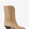 Dahope Suede Calfskin Leather Cowboy Boots