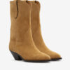 Dahope Suede Calfskin Leather Cowboy Boots