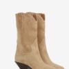 Dahope Suede Calfskin Leather Cowboy Boots