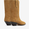 Dahope Suede Calfskin Leather Cowboy Boots