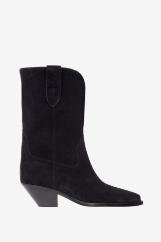 Dahope Suede Leather Cowboy Boots
