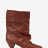 Dalby Draped Leather Boots
