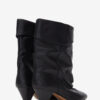 Dalby Draped Leather Boots
