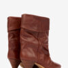 Dalby Draped Leather Boots