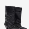 Dalby Draped Leather Boots