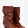 Dalby Draped Leather Boots