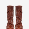 Dalby Draped Leather Boots