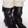 Dalby Draped Leather Boots