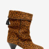 Dalby Draped Suede Leather Boots