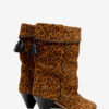 Dalby Draped Suede Leather Boots
