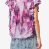 Dalyane Frilly Printed Cotton Voile Top