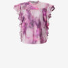 Dalyane Frilly Printed Cotton Voile Top