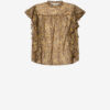 Dalyane Frilly Printed Cotton Voile Top
